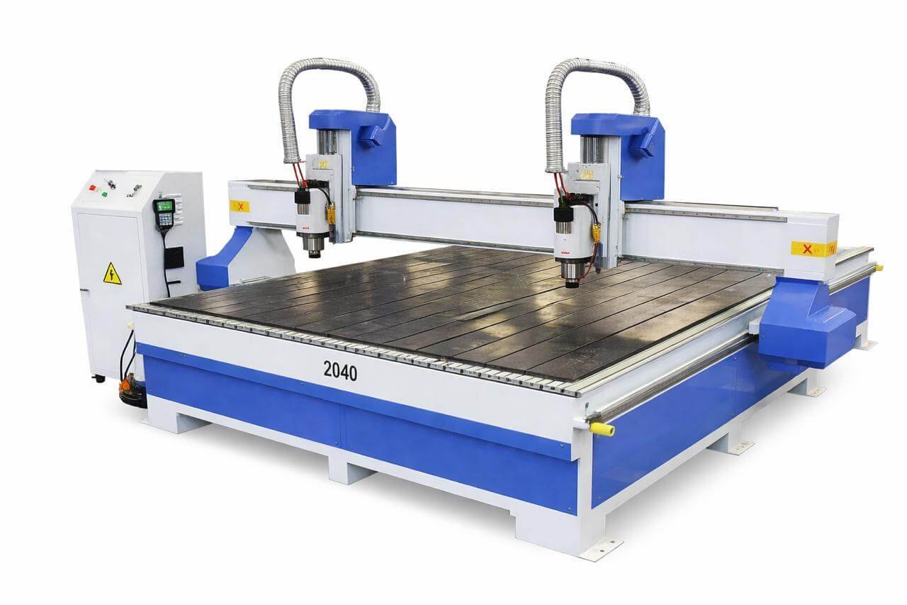 Machine CNC router 2040 2 tête séparée